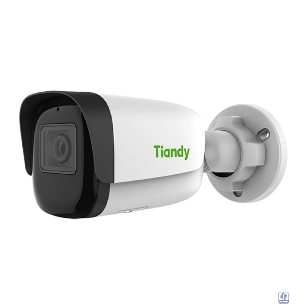 Tiandy TC-C35WS 3ERA-28 Уличная цилиндрическая IP-видеокамера 1/2.7" CMOS, F1.6, Fixed Iris, 120dB, 50m IR, 0.002Lux, 3072*1728@30fps, 512 GB SD card slot, Built-in Mic, Reset Button, IP67, Po