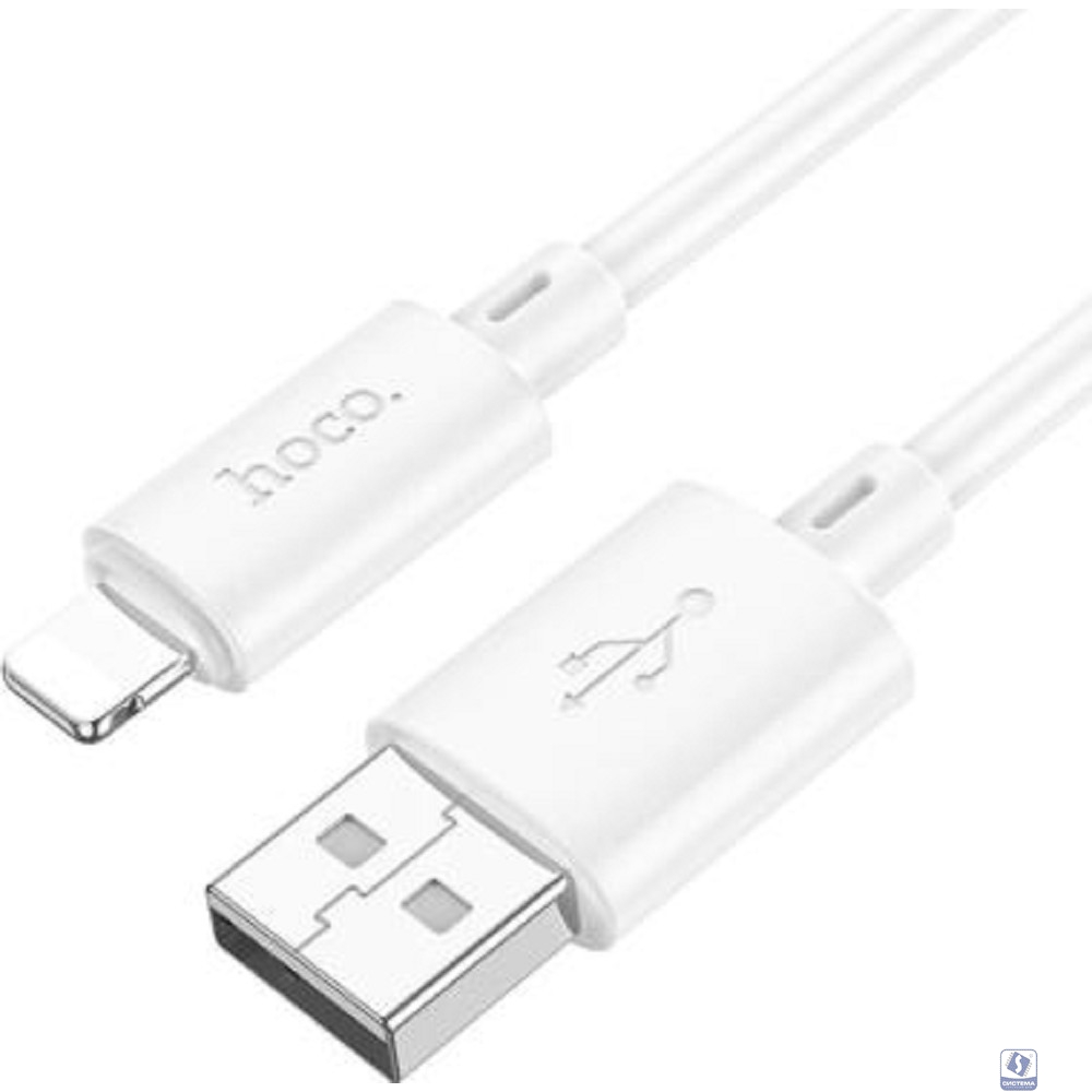 HOCO X88/ USB кабель Lightning/ 1m/ 2.4A/ White