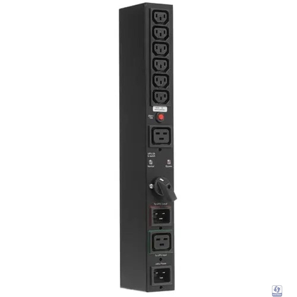 CyberPower MBP20HVIEC6 Байпас 1кВа – 3кВа; 1U; IEC C13 x 6; IEC C19 x 1; (ШхВхГ) 433 x 51 x 76; 1,3кг