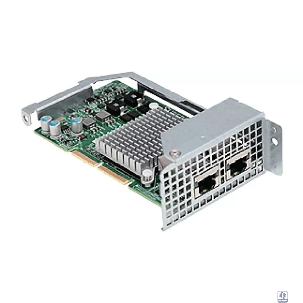Сетевой адаптер SuperMicro AOC-CTG-I2T Dual RJ45  2U MicroLP Form Factor  PCI-E x8 2.1  (138302) 