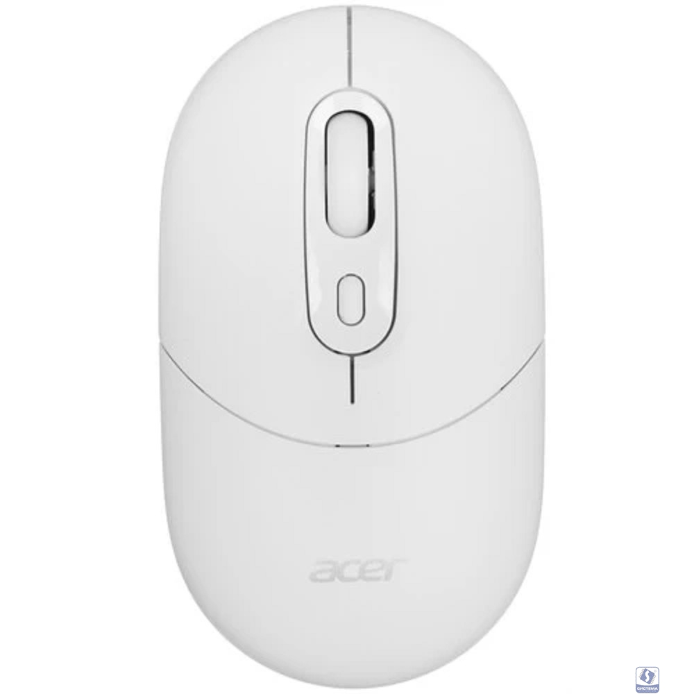 Acer OMR301 [ZL.MCECC.01U] белый оптическая (1600dpi) беспроводная BT/Radio USB (4but)