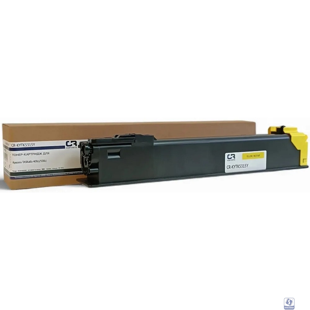 Картридж лазерный CopyRite CR-KYTK5315Y TK-5315Y желтый (18000стр.) для Kyocera TASKalfa 408ci/508ci
