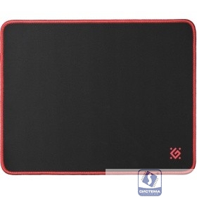 Defender Игровой коврик Black M 360x270x3 мм, ткань+резина [50560]