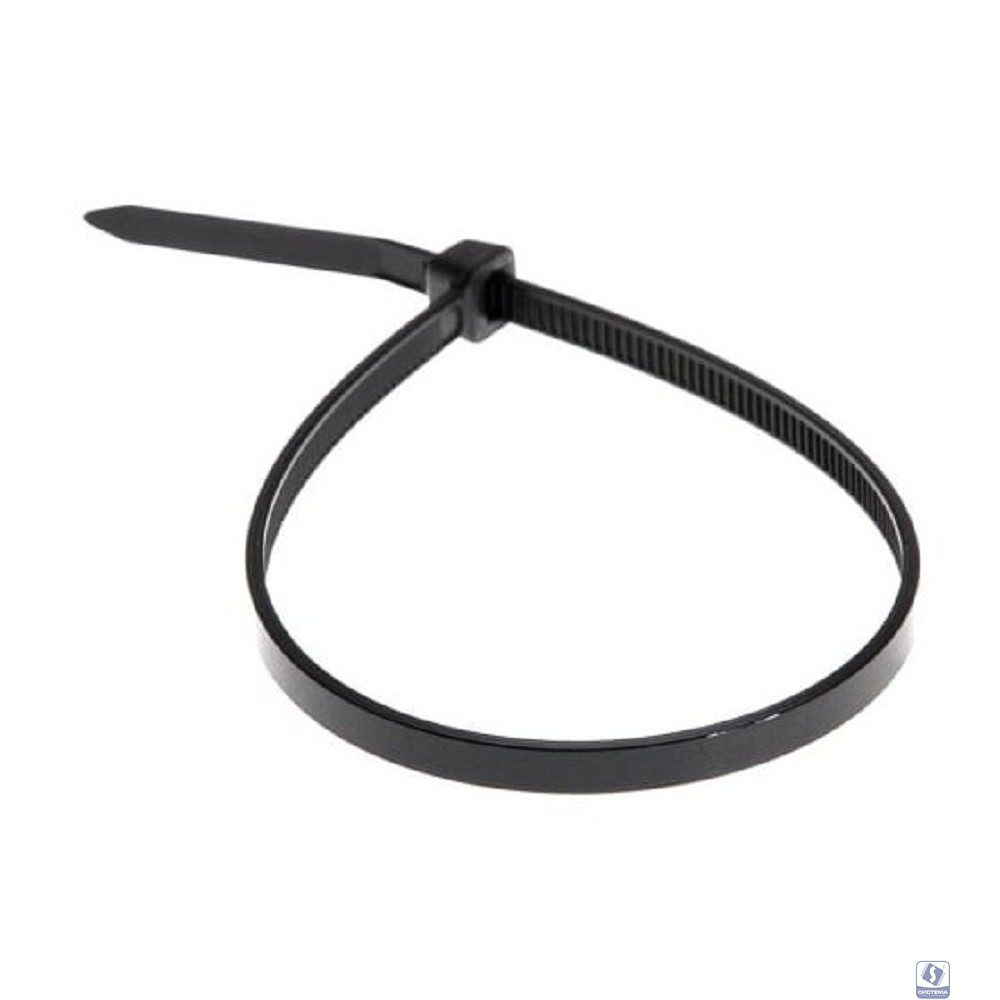 Rexant (07-0351) Стяжка кабельная нейлоновая 350x4,8мм, черная (100 шт/уп) 