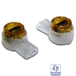 Lanmaster TWT-SLC-UY2 Соединитель проводов 0.4-0.9 мм, изолированный (скотчлок), прямое соединение, гель, 100 шт.