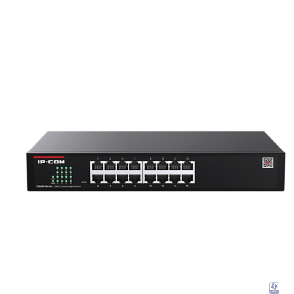 IP-COM G2216D WEB Smart  Коммутатор настольный 16-Ports 10/100/1000 Base-T Gigabit Switch
