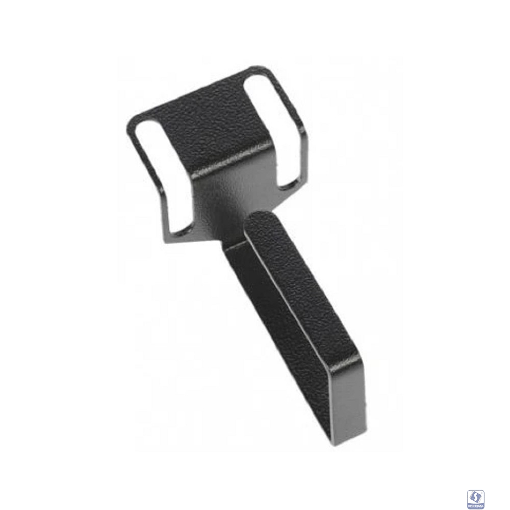 ЦМО Органайзер кабельный одинарный изогнутый, цвет черный (СБ-Б-9005)