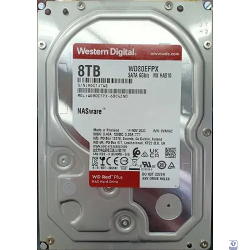 8TB WD Red Plus WD80EFPX  SATA3