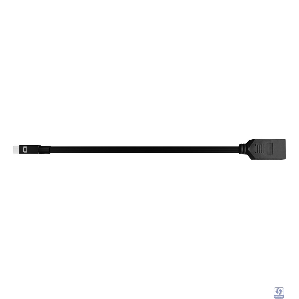 Bion Переходник с кабелем Display Port - mini Display Port, DP20F/mDP20M, 4K@60Hz, 0.15 м, черный [BXP-A-DP-mDP]