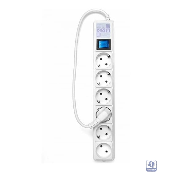 PowerCube Удлинитель на пласт.катушкуе (PC20201) 30м, 1 розетка б/з, 10А