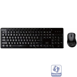 Oklick S290W Black USB [351701] Клавиатура + мышь, беспроводные, Multimedia