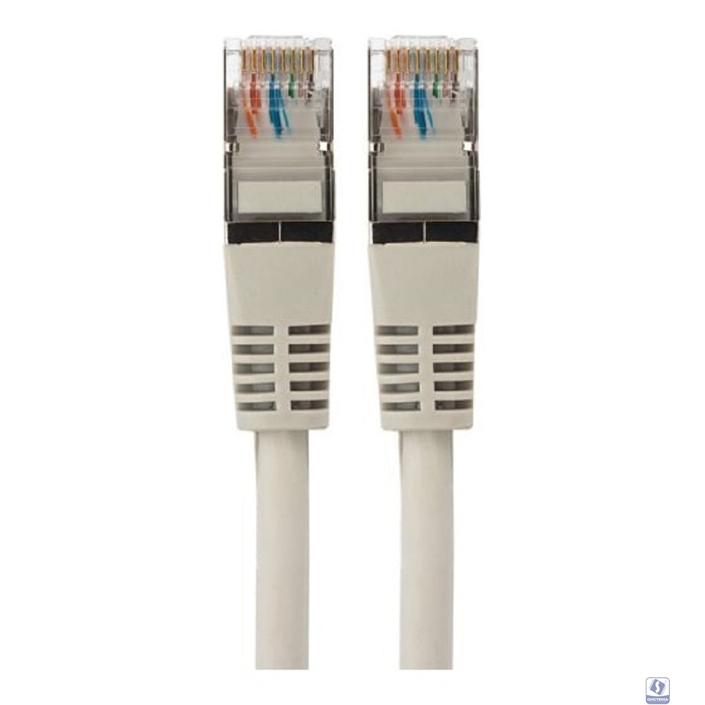 Rexant (18-8006-1) Шнур коммутационный, патч-корд F/UTP RJ45-RJ45, CAT 5e, LSZH серый, 3м