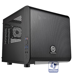 Case Tt Core V1  [CA-1B8-00S1WN-00]  mATX/ win/ black/ USB3.0/ no PSU