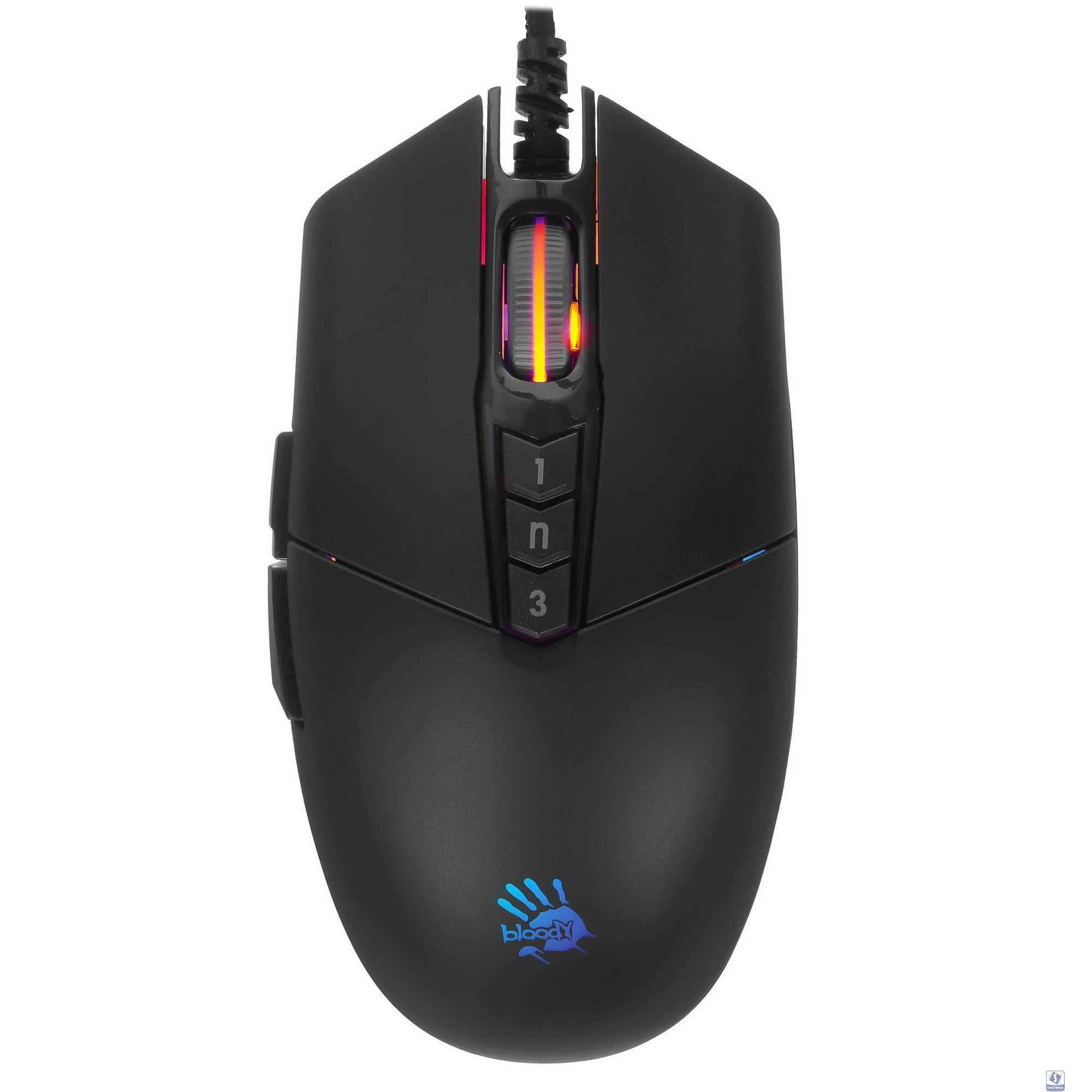 Мышь игровая A4Tech Bloody P91s , черный , оптическая, 8000dpi , USB, 8 кнопок