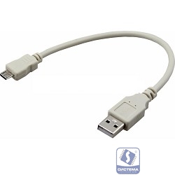 Rexant (18-1162) Кабель USB-A – micro USB, 2,4А, 0,2м, серый