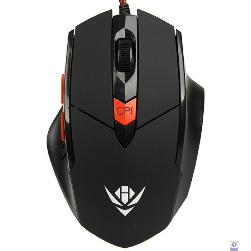 Мышь Dialog MOG-11U Nakatomi Gaming - 6 кнопок + ролик, USB ,черная