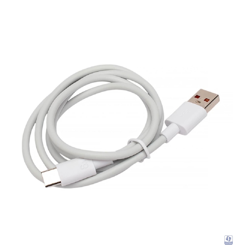 Cablexpert Кабель USB2.0, AM/Type-C, 6A, 66Вт, QC3.0, медь, 1м, белый, пакет (CC-USB2-AMCM-66W-1M-W)