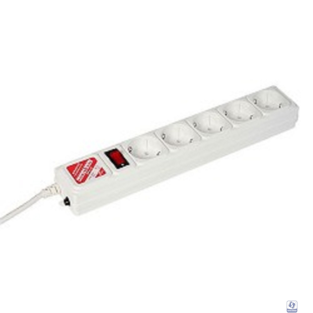 PowerCube Сетевой фильтр 5.0м 5 розеток (SPG-B-15-WHITE), белый