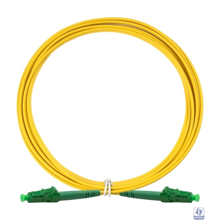 Exegate EX295136RUS Патч-корд волоконно-оптический ExeGate FC-S-9-LC/APC-LC/APC-3M-LSZH (Шнур ВО SM 9/125 (OS2/G.652.D), LC/APC-LC/APC, Simplex, LSZH, 3м)