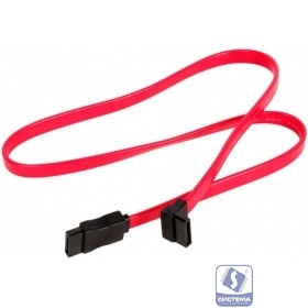 ORIENT C910, Кабель интерфейсный SATA, 0.5 м, угловой, черный/красный