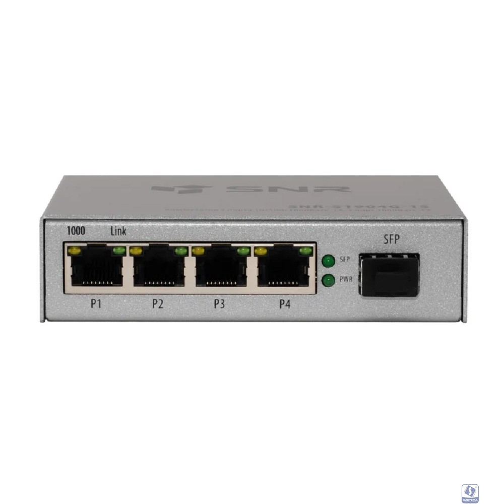 SNR SNR-S1904G-1S Неуправляемый коммутатор уровня 2, 4 порта 10/100/1000Base-T, 1 порт 1000Base-X (SFP)