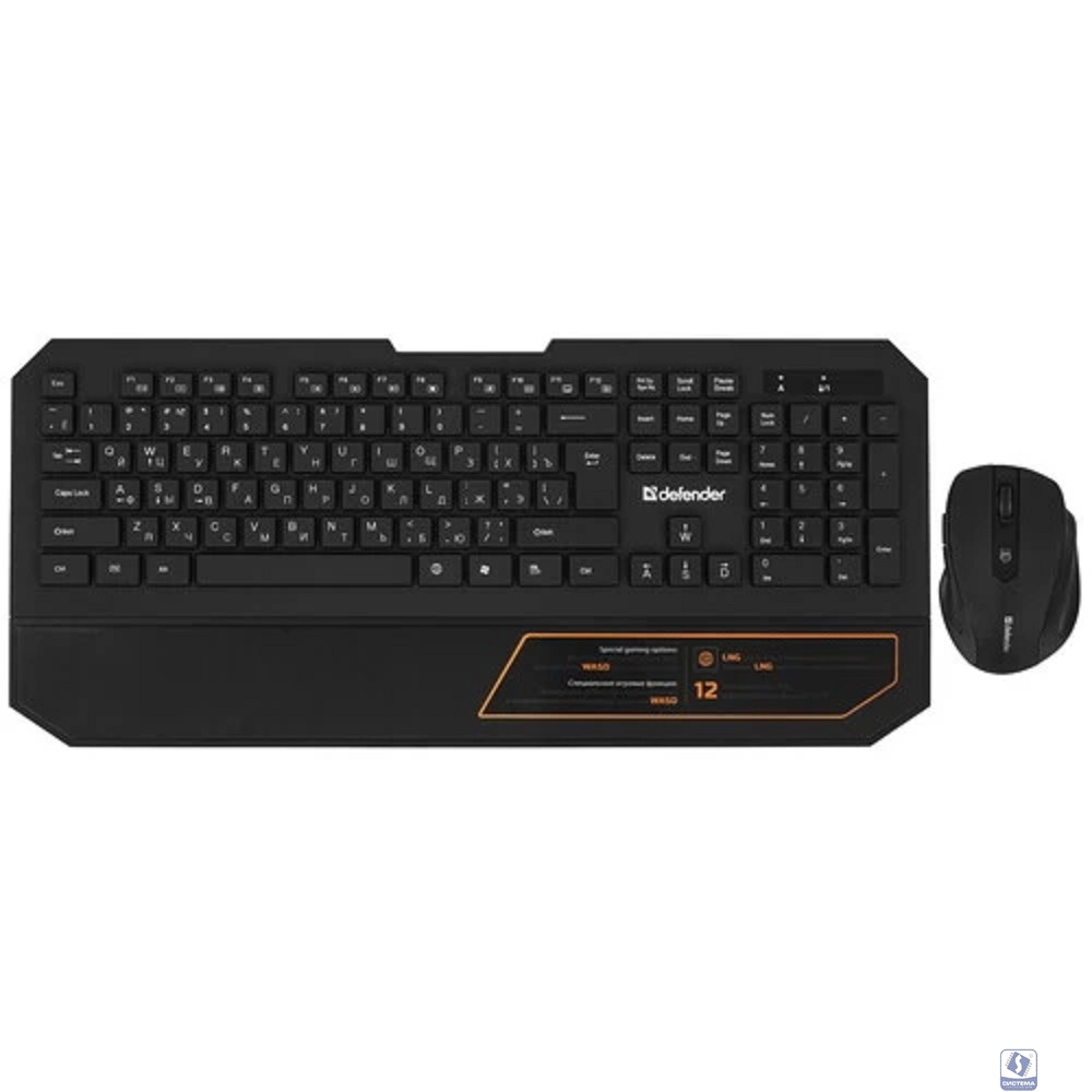 Defender Клавиатура + мышь Berkeley C-925 Nano B Black USB [45925] 