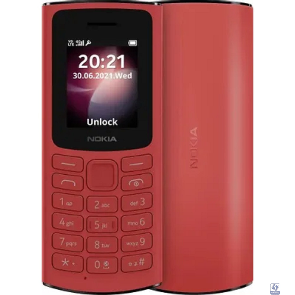 NOKIA 106 TA-1564 DS EAC1 RED [1GF019BPB1C02]