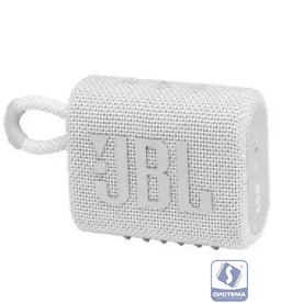 Колонка порт. JBL GO 3 белый 4.2W 1.0 BT (JBLGO3WHT)