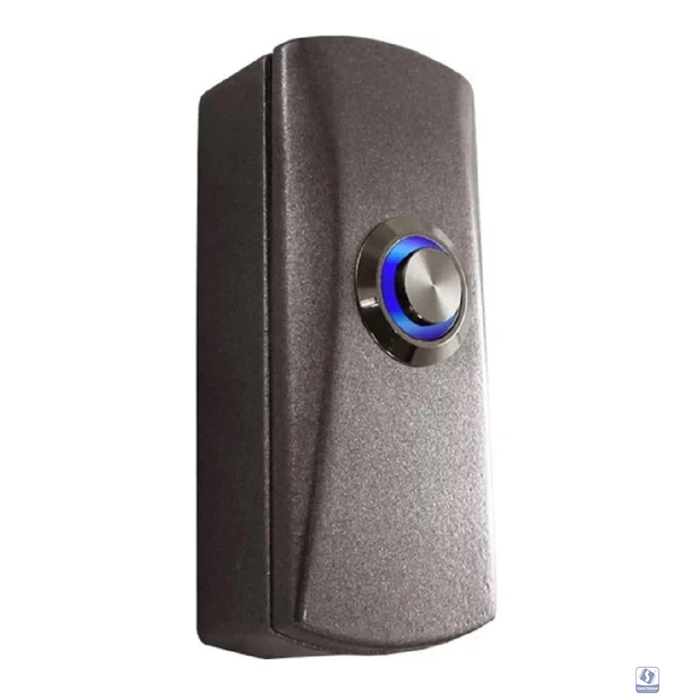 Tantos TS-CLICK light (серебряный антик) накладная кнопка выхода с подсветкой