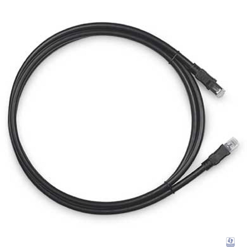 Cabeus PC-ARM-FTP-RJ45-Cat.6a-0.5m-PE Патч-корд F/UTP, категория 6a, 2xRJ45/8p8c, экранированный, армированный гофрированной стальной лентой, черный, РЕ, внешний, 0.5м