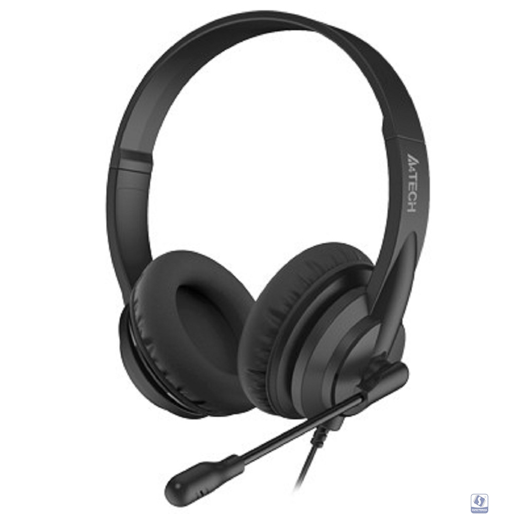 A4Tech HU-10 черный 2м накладные USB