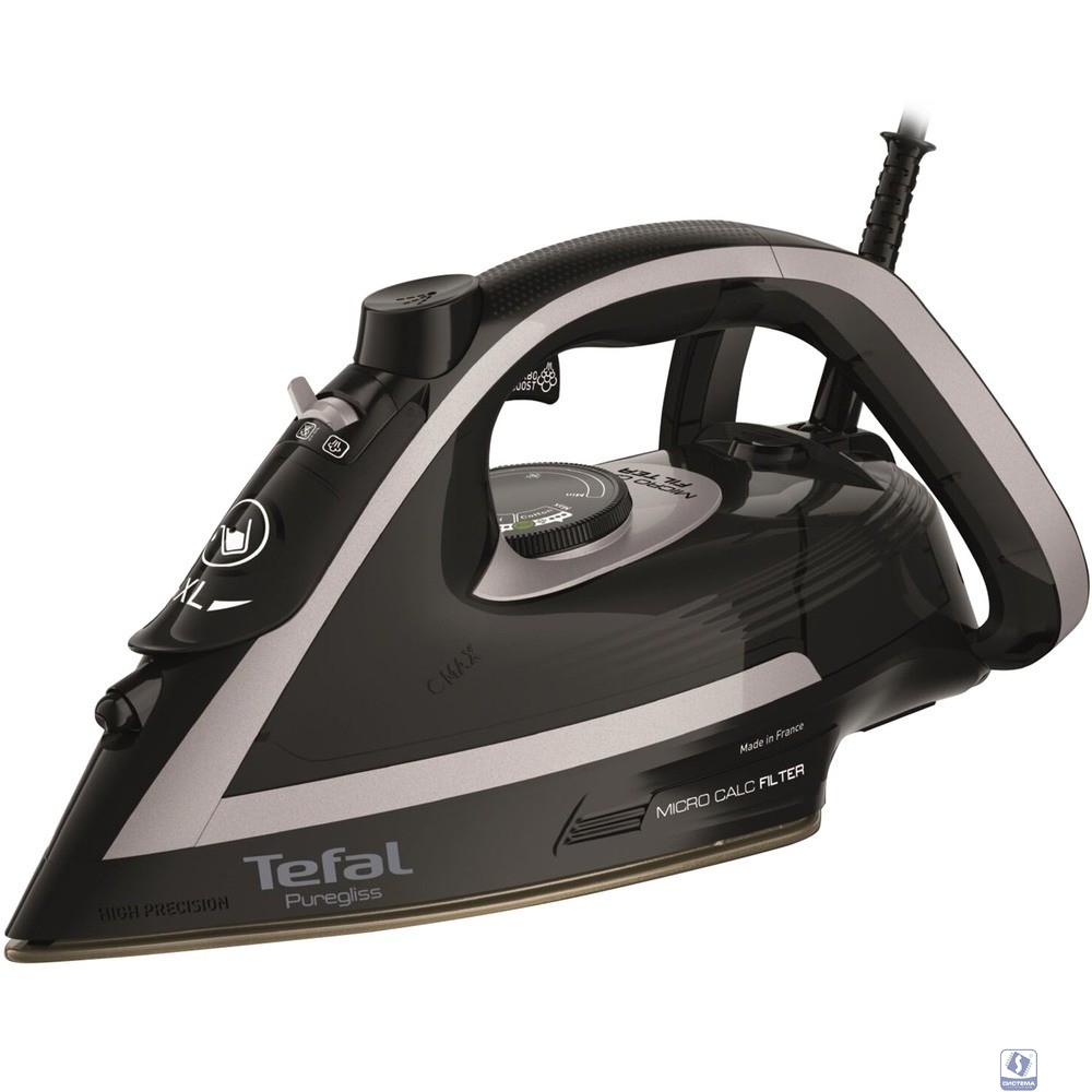 Повреждение упаковки TEFAL FV8062E0 Утюг,3000Вт, 280г, черный