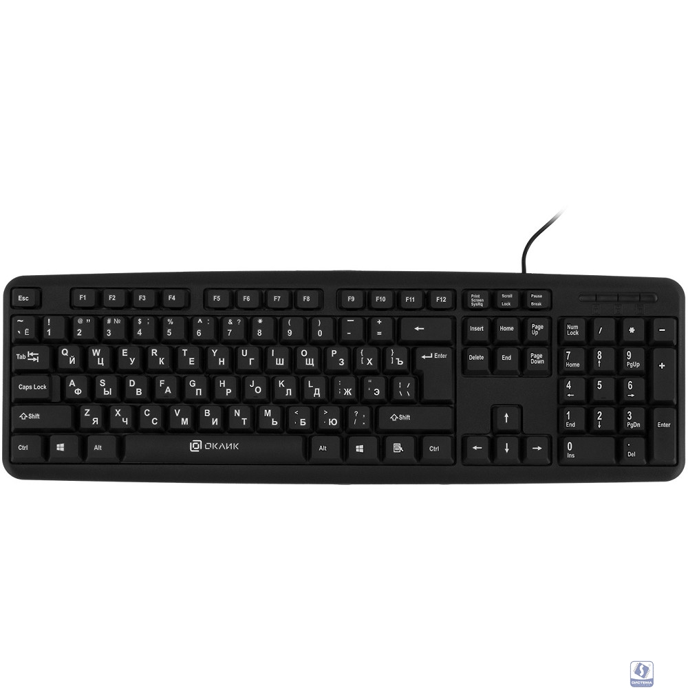 Клавиатура Oklick 180M черный  [943626] 