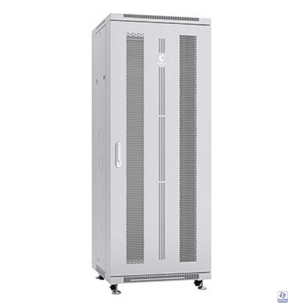 Cabeus ND-05C-32U60/80 Шкаф монтажный телекоммуникационный 19" напольный для распределительного и серверного оборудования 32U 600x800x1610mm (ШхГхВ) передняя и задняя перфорированные двери, ручка с за