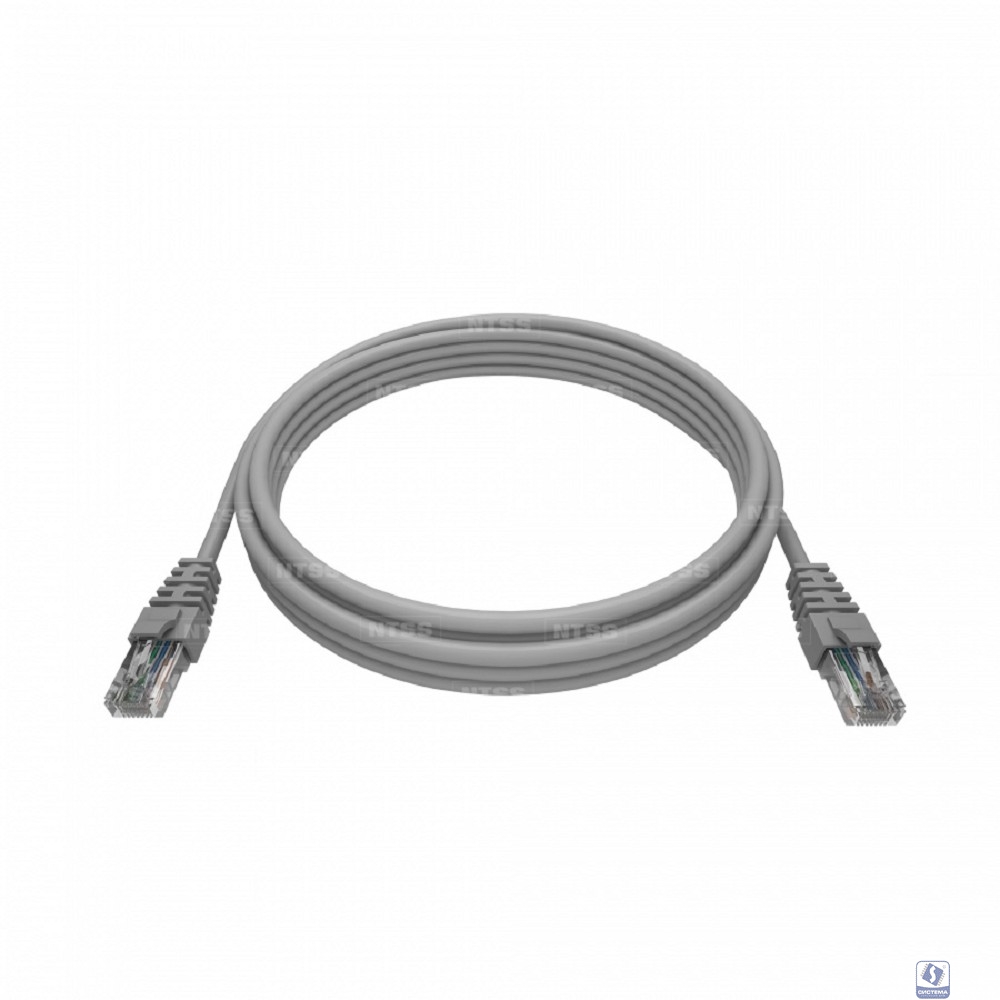 NTSS Патч-корд NTSS PREMIUM 2xRJ45/8P8C, T568B UTP CAT5e LSZH 7 метров, серый  NTSS-PC-PM-UTP-RJ45-5e-7.0-LSZH-GY