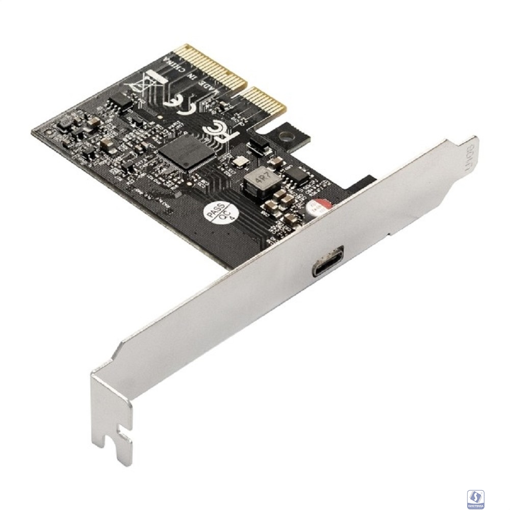 Exegate EX293839RUS Контроллер  EXE-321 (PCI-E x4 v3.0, 20Gbps (USB3.2 GEN2x2) Type-C ext., ASMedia Chipset ASM3242) Exegate EX293839RUS Контроллер  EXE-321 (PCI-E x4 v3.0, 20Gbps (USB3.2 GEN2x2) Type-C ext., ASMedia Chipset ASM3242)