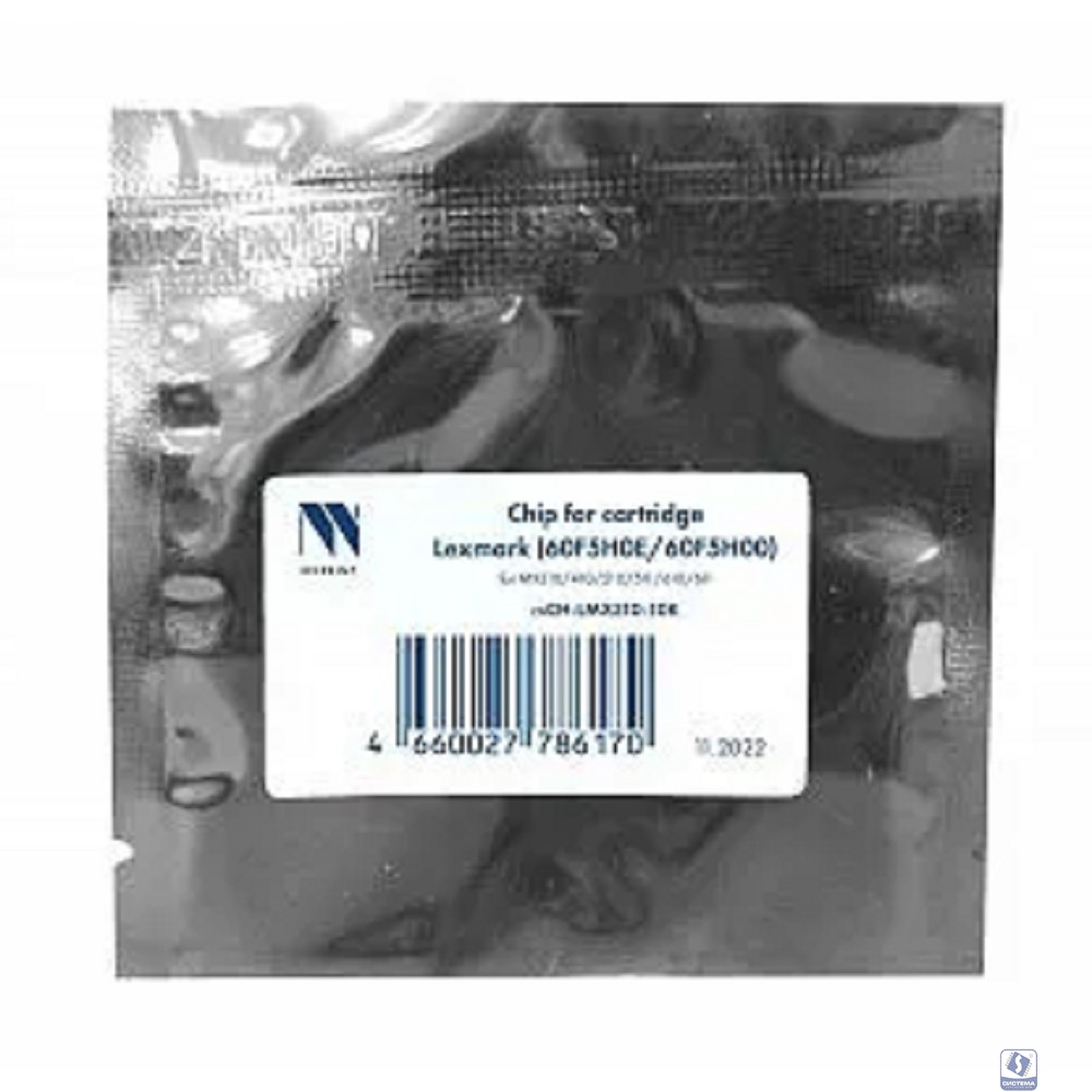 NV Print (NV-CH-LMX310) Чип  для Lexmark (60F5H0E/60F5H00) для MX310/410/510/511/610/611 (10K) 