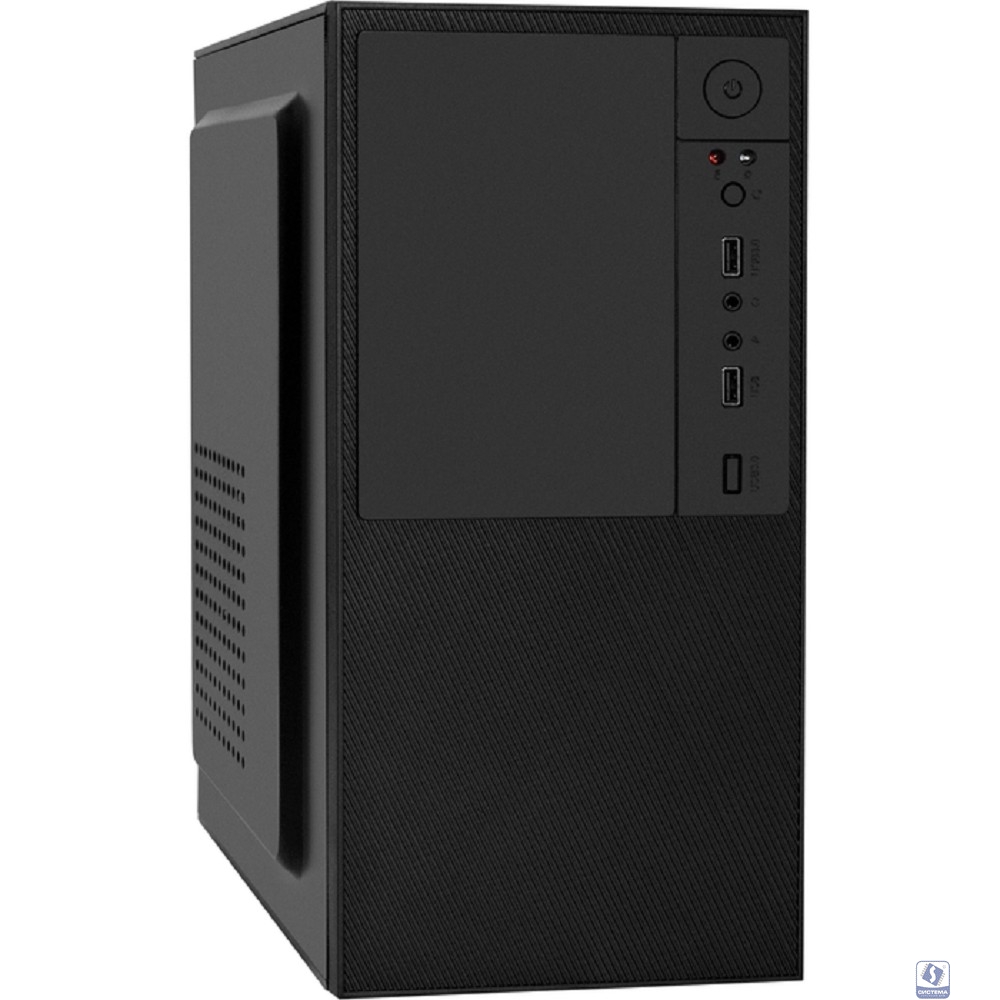 Exegate EX298002RUS Корпус Minitower BAA-308-AAA350 (mATX, БП AAA350 с вент. 8см, 2*USB, HD Audio, черный)