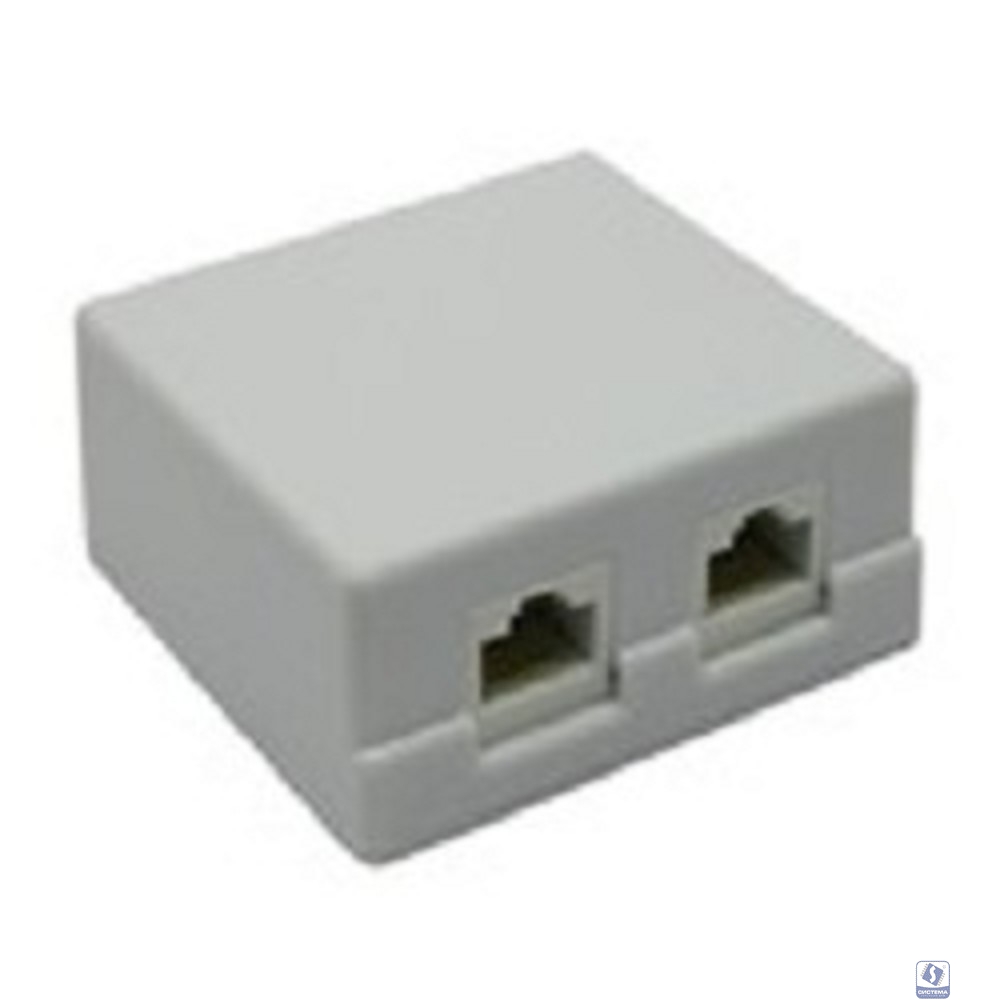 5bites LY-SB02-A Розетка  внешняя RJ-45 5e кат., 2порт.