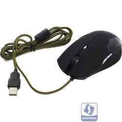 Oklick 765G черный Мышь оптическая (1600/2400dpi) USB игровая (6but) [945841 ]