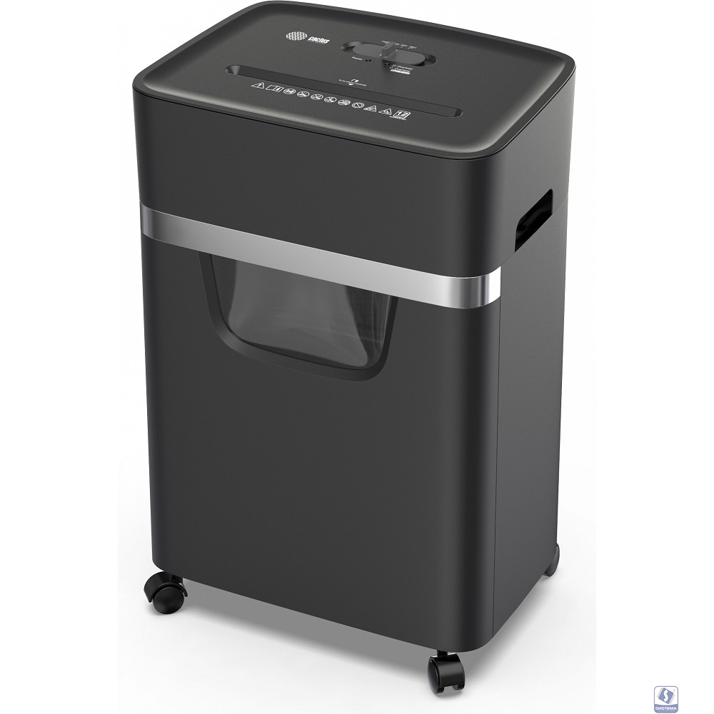 Шредер Cactus CS-SH-E5 (секр.P-4) фрагменты 12лист. 20лтр. скрепки скобы пл.карты