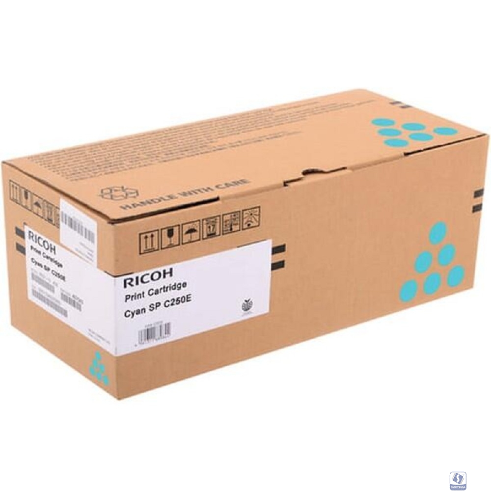 Ricoh Принт-картридж, тип  SPC250E, Cyan {Ricoh SPC250DN/C250SF (1600стр)(407544)