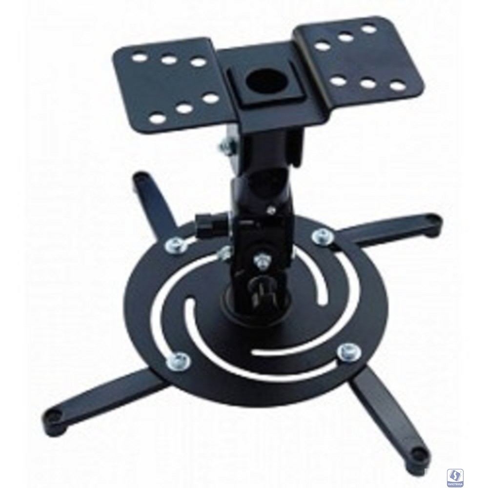 Cactus CS-VM-PR04-BK черный Кронштейн для проектора макс.10кг настенный и потолочный поворот и наклон