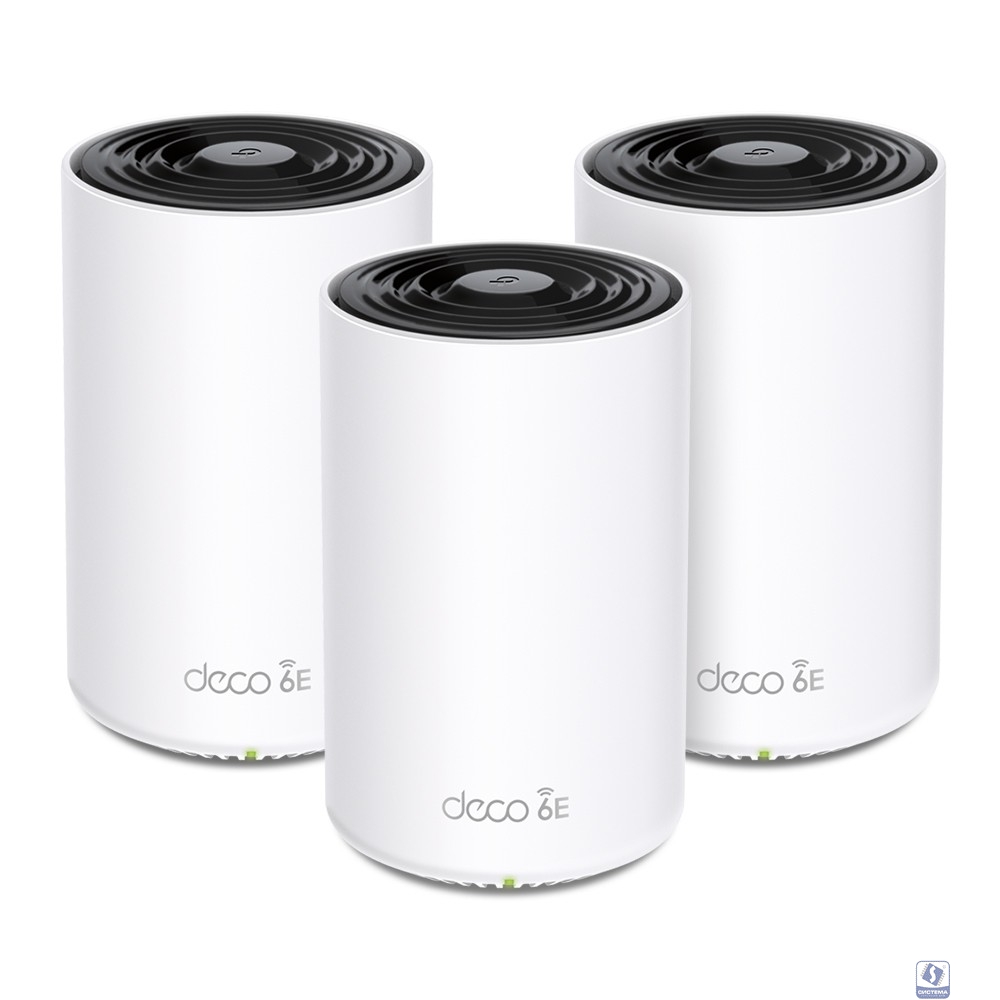 TP-Link Deco XE75 Pro(3-pack) AXE5400 Трехдиапазонная домашняя Mesh-система Wi-Fi 6E