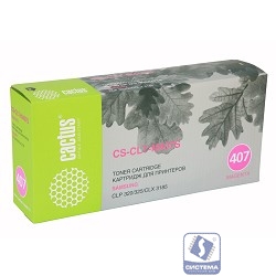 CACTUS CLT-M407S  Тонер-картридж (CS-CLT-M407S) для принтеров Samsung CLP-325/CLX-3185, magenta