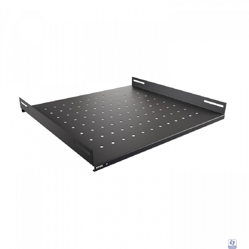 NTSS Полка стационарная NTSS 470х350мм, для напольных шкафов глубиной 600мм, черный RAL 9005 NTSS-FS-600-BL