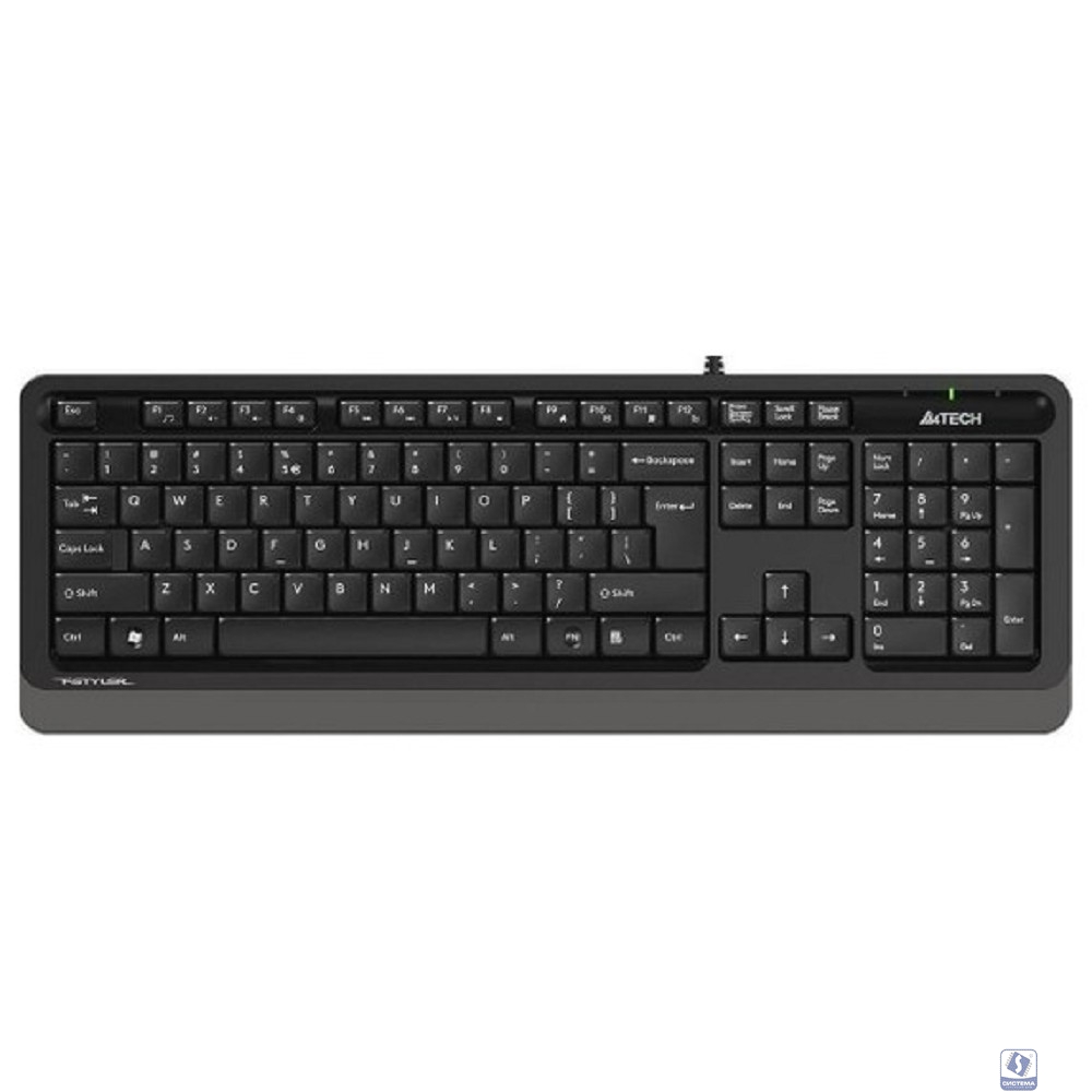 Повреждение упаковки Клавиатура A4Tech Fstyler FK10 черный/серый USB [1147518]