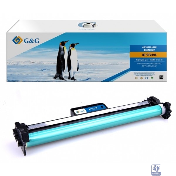 Блок фотобарабана G&G GG-CF219A ч/б:12000стр. для LJ Pro M102/M104/MFP M130/M132 HP