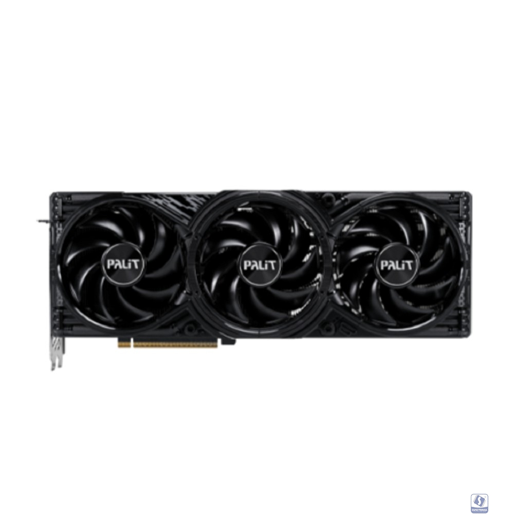 Видеокарта Palit PCI-E nVidia GeForce<RTX5080 16GB   GAMINGPRO > GDDR7 256b, HDMI DPx3  (NE75080019T2-GB2031A) 