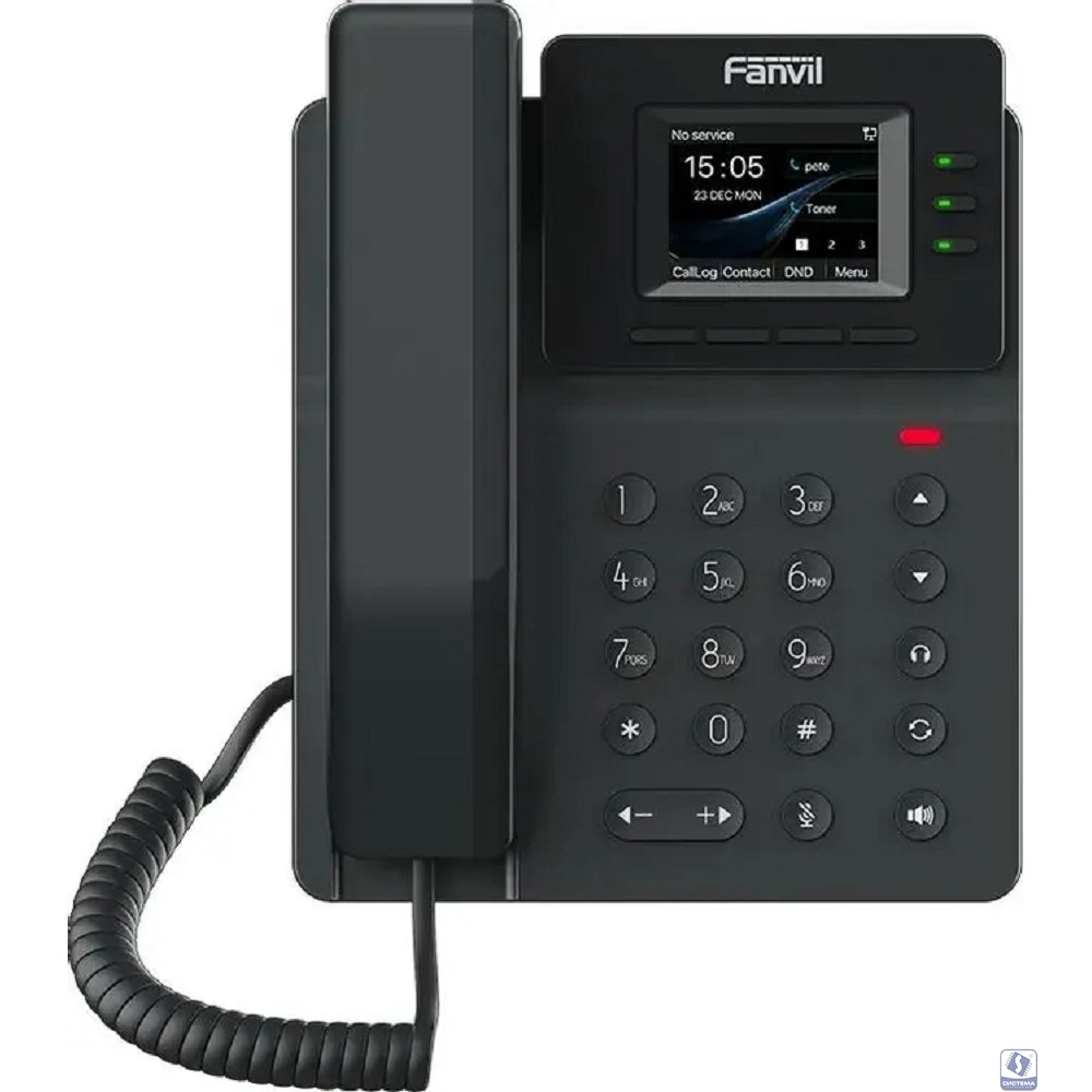 Fanvil V60P  c б/п черный SIP телефон